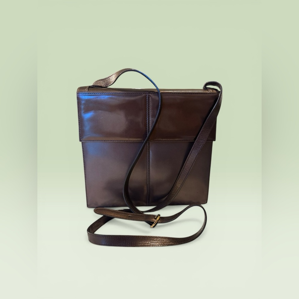 Salvatore Ferragamo Vintage Crossbody Brown - Picture 2 of 12